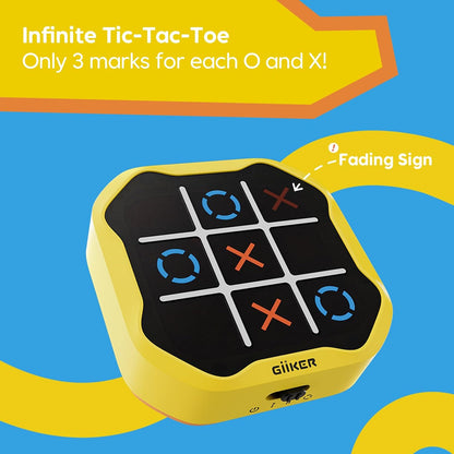 GiiKER Tic Tac Toe Bolt Game (3-in-1 Game)